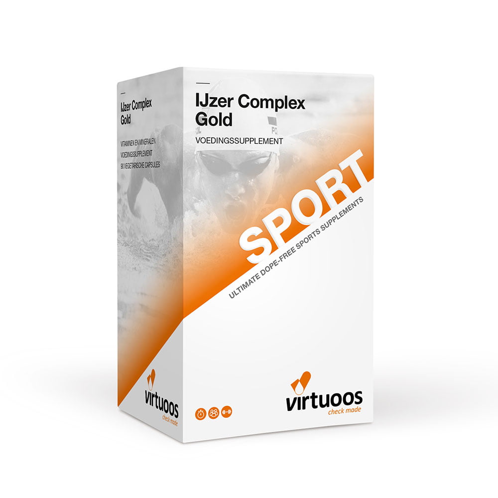 Habubu lezing dienblad IJzer Complex Gold | Virtuoos | Zuivere sportsupplementen